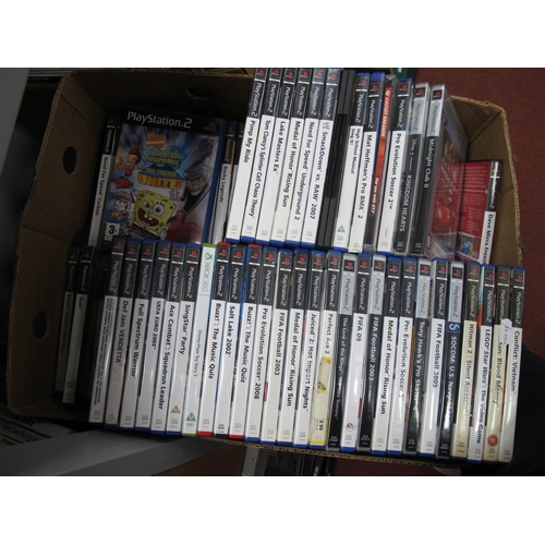 684 - Approximately One Hundred Sony Playstation 2 (PS2) Games, to include Medal of Honor - Rising Sun, Sp... 