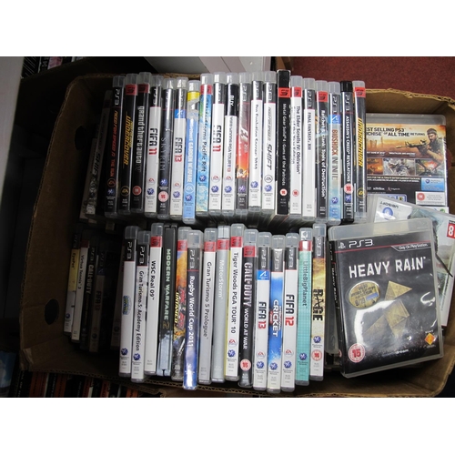 686 - Approximately One Hundred Sony Playstation 3 (PS3) Games, including Rage, 007 Quantum Of Solace, Ass... 