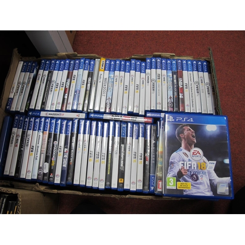 699 - Approximately Eighty Sony Playstation 4 (PS4) Games, including Battlefield 1, Tom Clancy's Ghost Rec... 