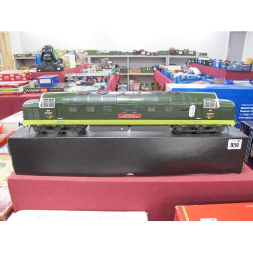 859 - A Kit Built 'O' Gauge/7mm Two Rail Co-Co Class 55 Diesel Locomotive, BR green R/No D9002 'The Kings ... 