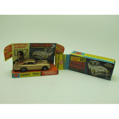 904 - Corgi Toys: A Boxed Model 261 Special Agent 007 James Bond Aston Martin DB5, instructions present, m... 