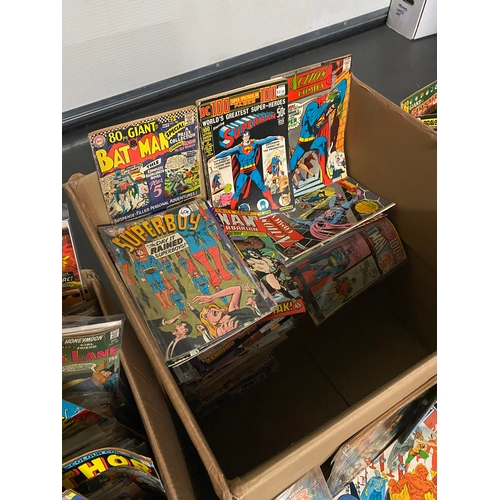 661 - Comics -  Over 1000 Comics Mainly American, Some British, from 1960s to modern, to include Silver Ag... 