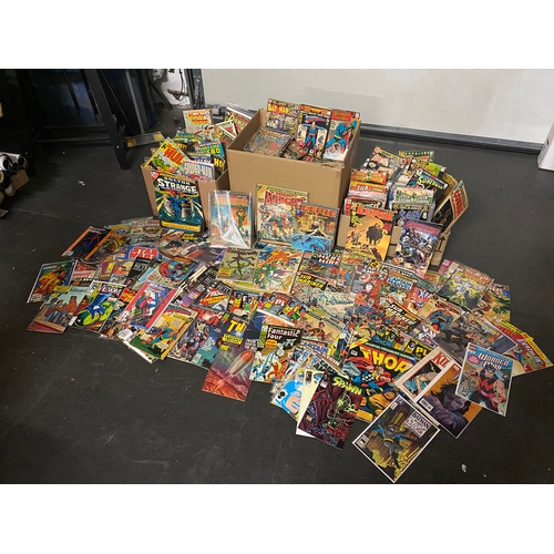 661 - Comics -  Over 1000 Comics Mainly American, Some British, from 1960s to modern, to include Silver Ag... 