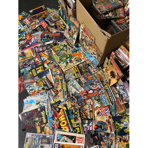 661 - Comics -  Over 1000 Comics Mainly American, Some British, from 1960s to modern, to include Silver Ag... 