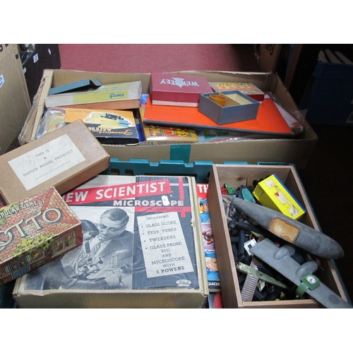 1128 - Juvenalia, selction of games and toys to include Wembly, Beetle game, etc:- Two Boxes.