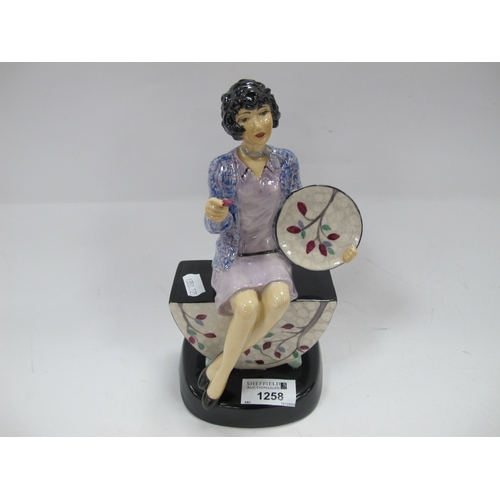 1258 - Peggy Davies 'The Artisan' Figurine, artists original colourway 1/1 by Victoria Bourne, 22cm high