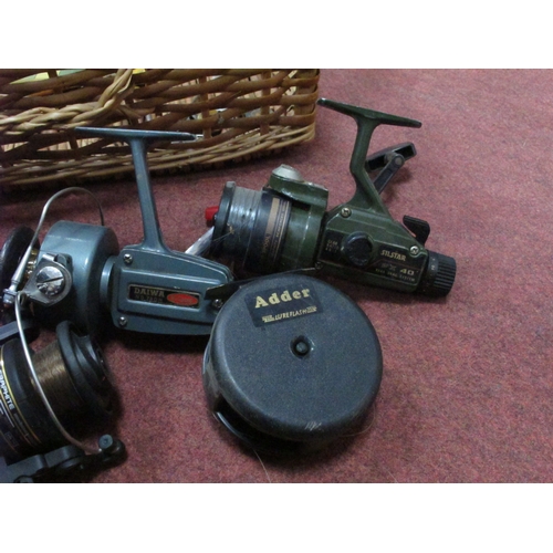 1039 - Fishing Reels - Daiwa, Silstar, Adder, Abu, Strike Right, The Leeds reel, Lewtham, Shimano 6Q10 etc ... 