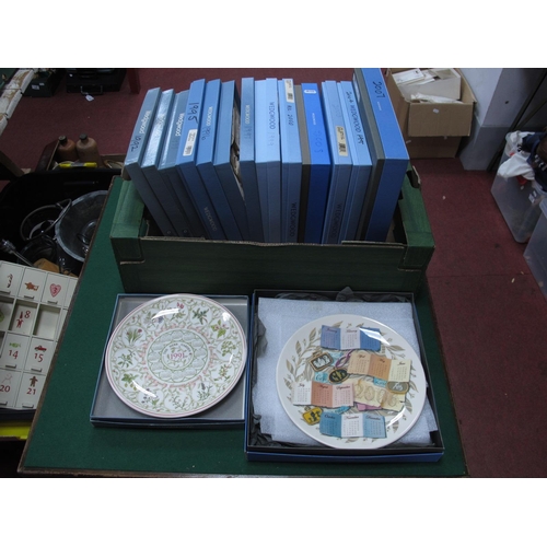 1005 - A Collection of Boxed Wedgewood Calendar Plates, from 1991 - 2008 (excluding 98, 01, 02, 05). (14)