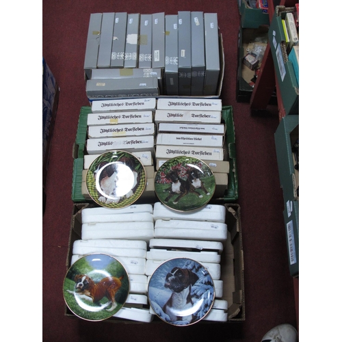 1053 - A large accumulation of boxed collectors display plates to include many from Wedgwood, Seltmann, Dan... 