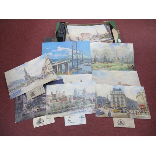 1422 - 1960's Jack Marshall Ltd, 918-20 Chesterfield Road, Sheffield, calendars, with prints of London by E... 