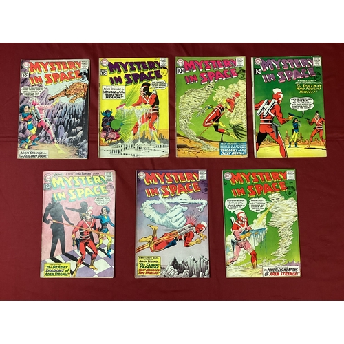 723 - Seven Mystery In Space DC Comics, comprising #68, #69, #70, #74, #80, #81, #84. Overall vibrant colo... 