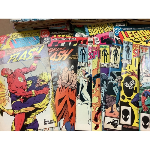 764 - Comics - DC and Marvel to include The Spectacular Spider-Man, Legion of Superheroes, Justice League ... 