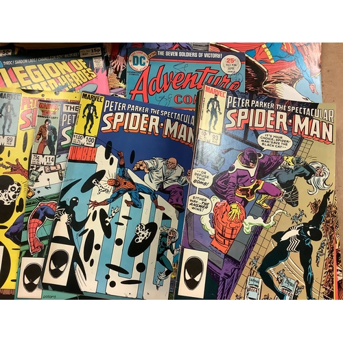 764 - Comics - DC and Marvel to include The Spectacular Spider-Man, Legion of Superheroes, Justice League ... 