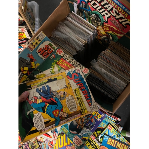 776 - Over 1000 coimcs mainly american, Marvel, DC and Independant . From 1960s to modern.