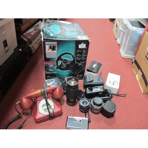 1024 - Logitech Driving Force Wireless, Cicena telephone field glasses, cameras, lenses.