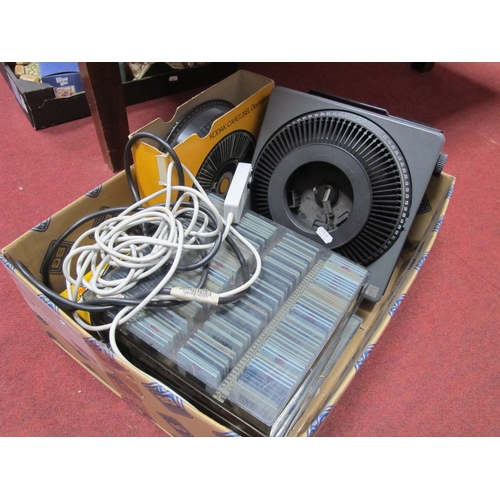 1117 - Kodak Slide Projector, (unsold tested for parts only), quantity of slides including Turkey, Yugoslav... 