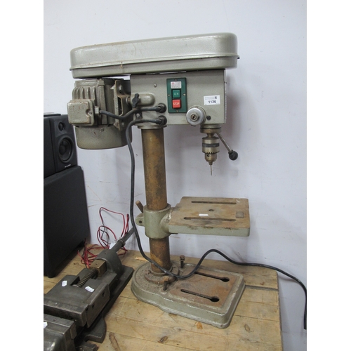 1126 - Pinnacle Table Top Drilling Machine on Stand, (untested sold for parts only).