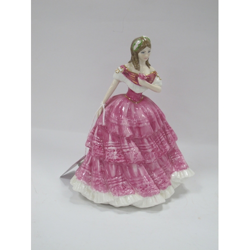 1244 - A Brompton and Cooper 'Sweet Rose' Figurine, designed by Susie Cooper, 17.5cm hgh.