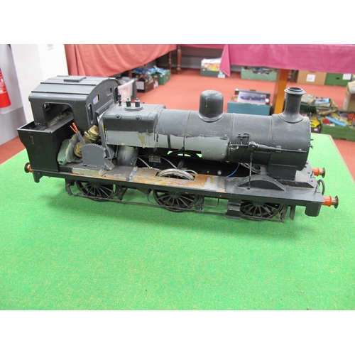 619 - A Piko 'G' Gauge 0-6-0 Diesel Shunter, unnamed, finished overall satin black, fair condition with da... 