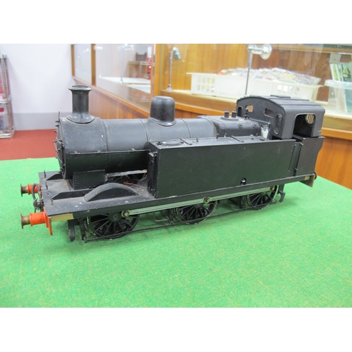 619 - A Piko 'G' Gauge 0-6-0 Diesel Shunter, unnamed, finished overall satin black, fair condition with da... 