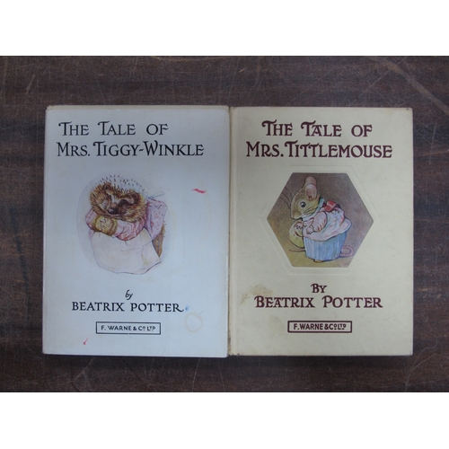 1048 - Beatrix Potter Books (20), together with four Hassall prints:- One Box.