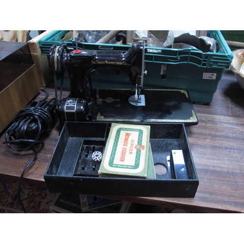 1070 - Singer Sewing Machines (x 2), Bush radio (3).