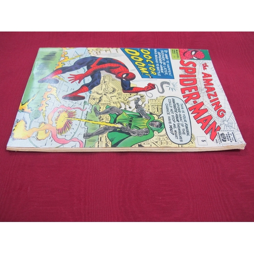 924 - Amazing Spider-Man #5 / No 5 Marvel Comic, 1963 9d, Good vibrant colours, complete, flat and unfolde... 