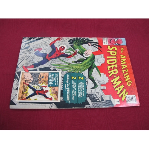 926 - Amazing Spider-Man #2 / No 2 Marvel Comic, 1963 9d, First appearance of The Vulture, Good vibrant co... 