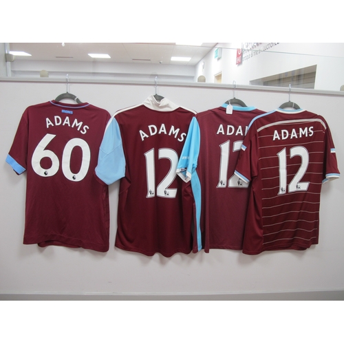 309 - West Ham United Home Shirts - Umbro with 'Betway' Logo, and another with 'Queen Elizabeth Olympic Pa... 