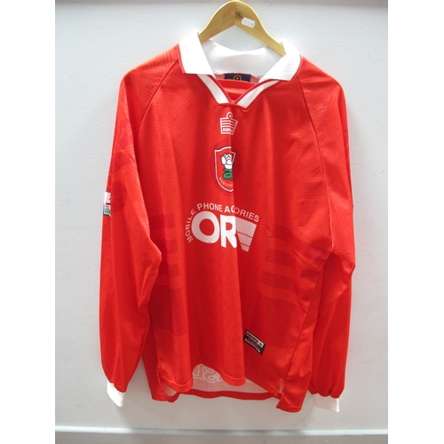 318 - Barnsley Admiral Home Match Shirt, with 'Ora' logo, Premier league patches to long sleeves, 'Marcell... 