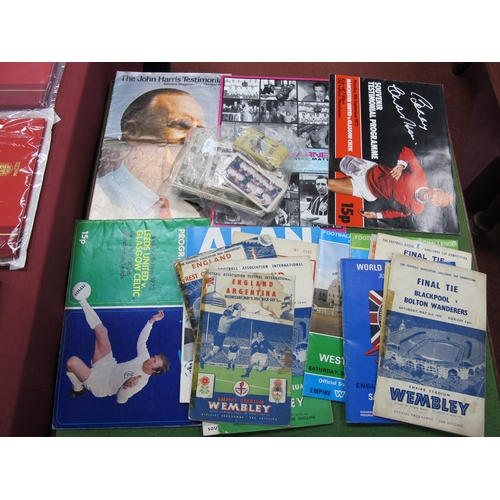 618 - 1945 War Cup Final, Chelsea v. Millwall (selotaped) F.A Cup Finals 1953 (selotaped), 62, 68, 69, 75 ... 