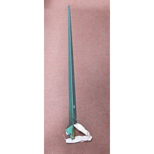 663 - Snooker - Fitzpatrick & Longley of Sheffield One Piece Cue, with metal triangular case.