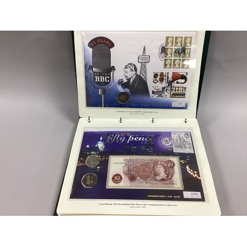 24 - Three Albums Containing Various Coin And First Day Covers, includes two history of World War II albu... 