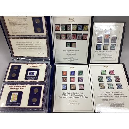 32 - 100 Years Of Lincoln Coins And Stamps Collection 1909-2009, includes 102 one Cent coins, together wi... 