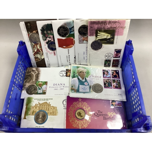 5 - Collection Of Nineteen Mainly GB Coin First Day Covers, D-Day anniversary, Princess Diana, Last ecli... 