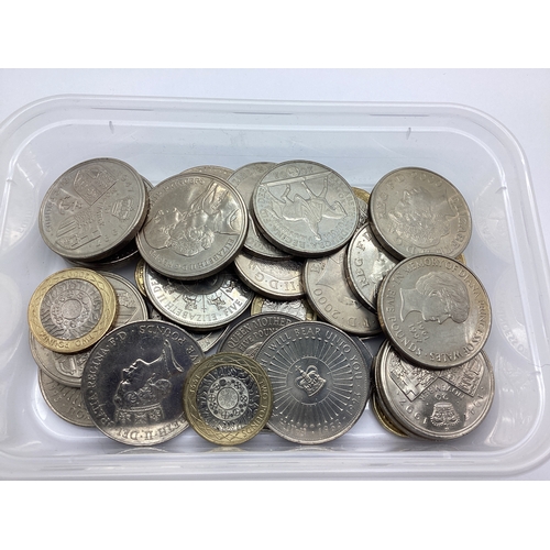 74A - Large Collection Of GB £5 And Redeemable Coins, including twenty £5 coins and £15 in redeemable coin... 