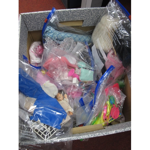 341 - A quantity of Barbie and Sindy Dolls accessories and clothing. Both original and more modern to incl... 