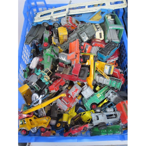 351 - A Quantity of 1960s/1970s Diecast Toys, by Matchbox and others, all play worn, poor