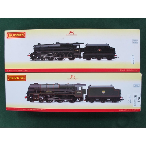 578 - Two Hornby 'OO' Gauge/4mm 4-6-0 Steam Tender Locomotives - DCC Ready, Ref No R3453 a 