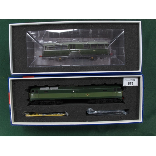 579 - A Heljan 'OO' Gauge/4mm Ref No 47901 Class 47 Co-Co Diesel Locomotive BR Green R/No D1501, very good... 