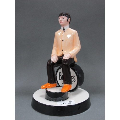 1118 - A Lorna Bailey Figure of Beatle 'Ringo', in a limited edition colourway, no. 2/2, 21cm high.