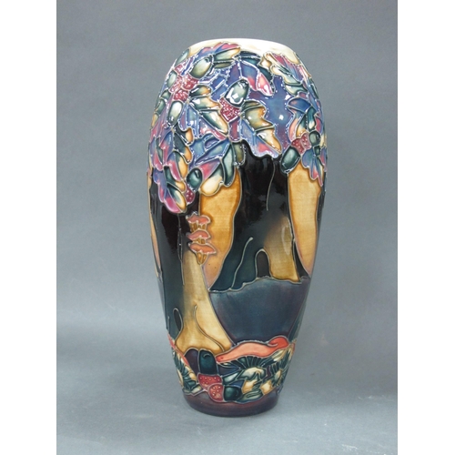 1119 - A Moorcroft Pottery Vase, decorated in the 'Knightwood' pattern designed by Rachel Bishop, numbered ... 