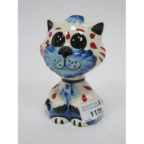 1129 - Lorna Bailey 'Tad' the Cat, 12cm high.