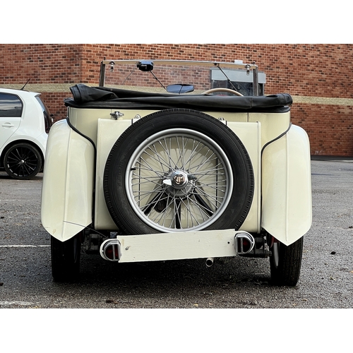 1001 - 1949 [LXS 387] MG TC Midget in cream, previous /original registration [LFM 358], 1,250cc. Having und... 