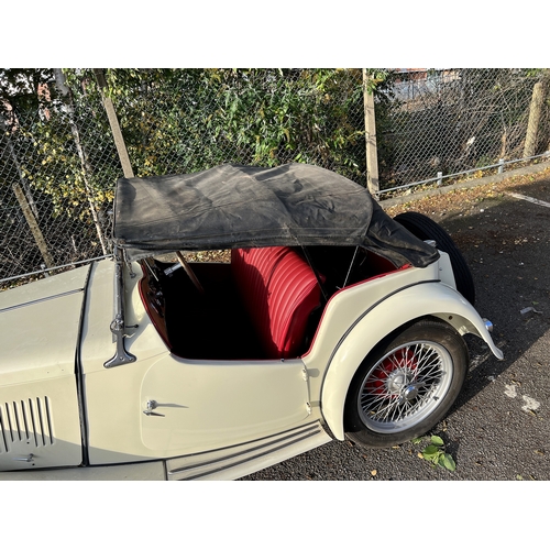 1001 - 1949 [LXS 387] MG TC Midget in cream, previous /original registration [LFM 358], 1,250cc. Having und... 