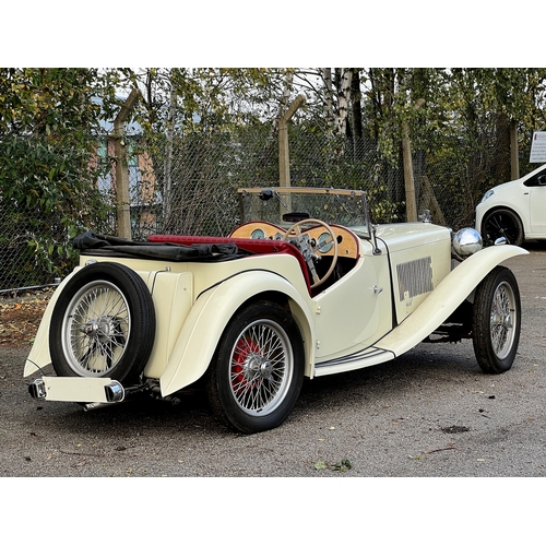 1001 - 1949 [LXS 387] MG TC Midget in cream, previous /original registration [LFM 358], 1,250cc. Having und... 