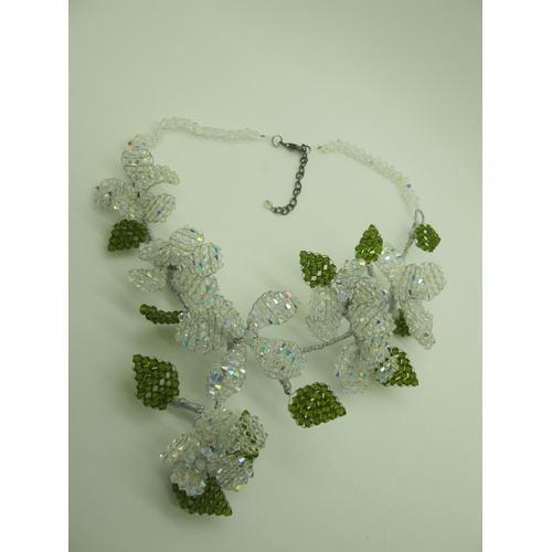 182 - A Collection of Modern Costume Jewellery, to include Butler & Wilson diamoanté butterfly hair clip, ... 