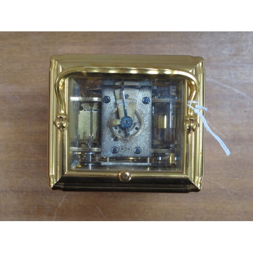 1474 - A Good Quality Brass Repeating Carriage Clock, retailed by J.W. Benson, 25 Old Bond St, London, the ... 