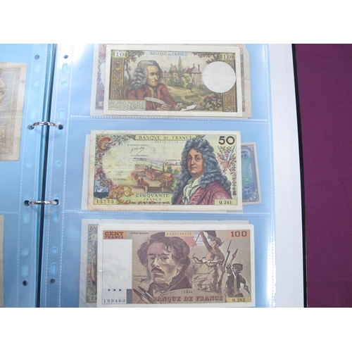 29 - Collection Of Over Two Hundred And Twenty World Banknotes, includes USA, Netherlands, France, Nigeri... 