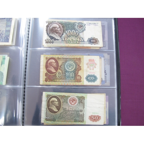 31 - Over One Hundred And Sixty World Banknotes, including Ireland, Indonesia, Iraq, India etc.